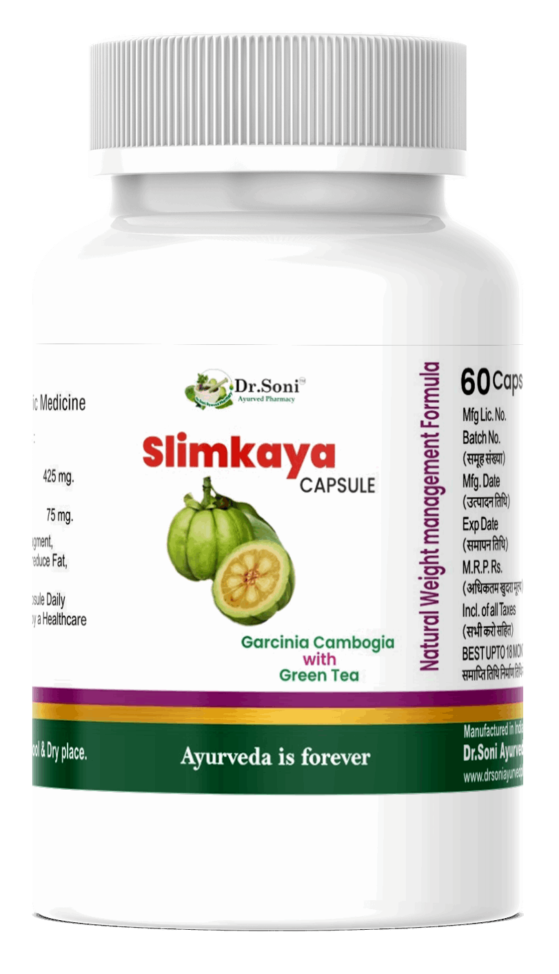 Dr. Soni Slimkaya Capsule, Garcinia Cambogia & Green Tea Extract Capsule (Pack of 60 CapsulesX500mg)