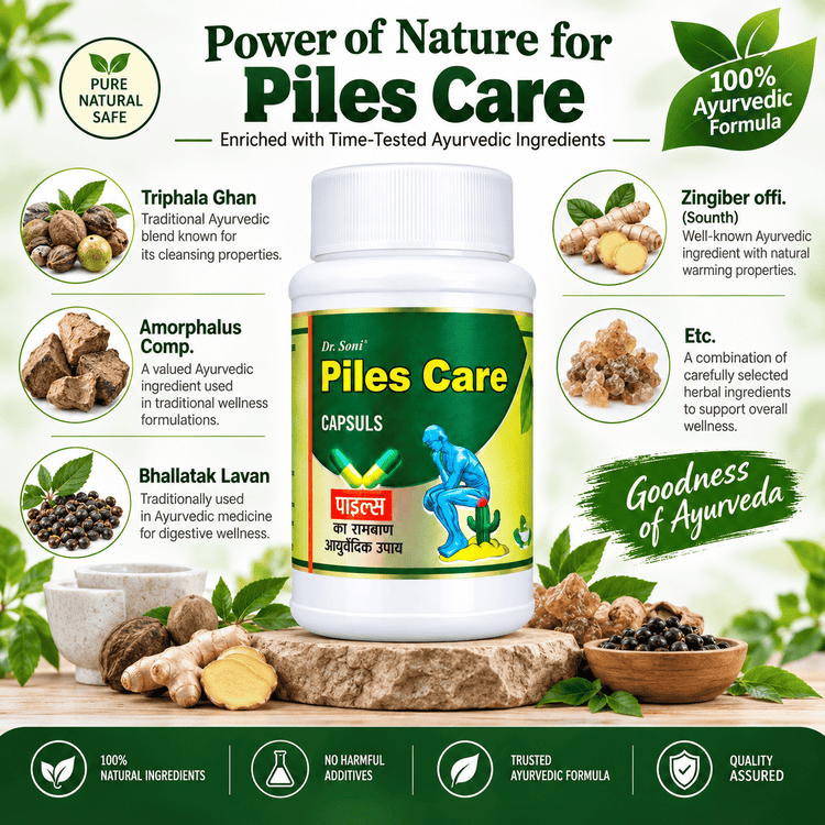 Piles, Babasir & Fistula Support | Dr. Soni Piles Care Capsule