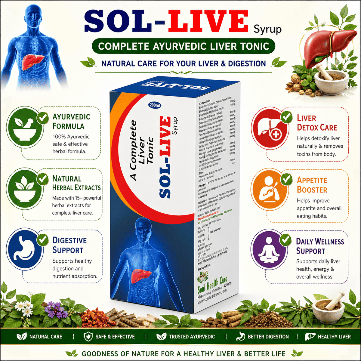 Sol-Live syrup Liver syrup