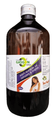 Gasgon Ayurvedic Syrup for Gas | Acidity - 450ml X 2 Bottles,Gasgon syrup for gas acidity-Yastimadhi,Guduchi,Sunthi,Lavang,Nishoth,Pittpapda,Saunf,Dhaniya,Kalmegh,Marich,Pipli,Amalki,haritika,Baheda,Mustak,Vidang,Elachi,Tejpatra,Shankh Bashm,Etc._ Gas,Acidity,Flatulance,Gasgon Ayurvedic Syrup